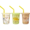 Discount Maison Ghibli 3 Glasses With Straw Set - My Neighbor Totoro