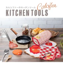 Hot Maison Ghibli 2 Pcs Set Kitchen Towel Calcifer - Howl'S Moving Castle