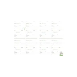 Sale Maison Ghibli 2022 Schedule Diary Faux Leather Totoro And Leaves - My Neighbor Toro