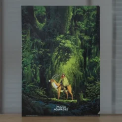 Discount Maison Ghibli A4 Size Clear Folder Ashitaka In The Woods - Princesse Mononoke