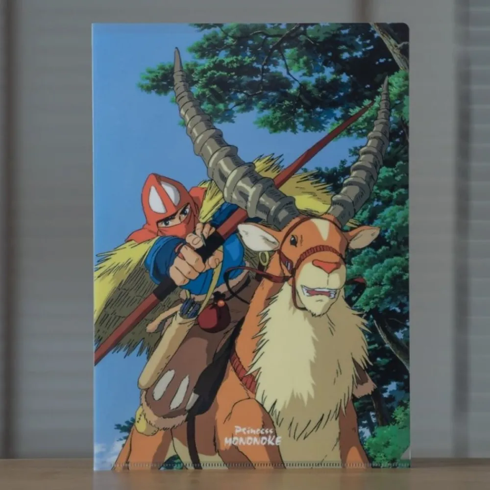 Sale Maison Ghibli A4 Size Clear Folder Ashitaka And Yakul - Princesse Mononoke