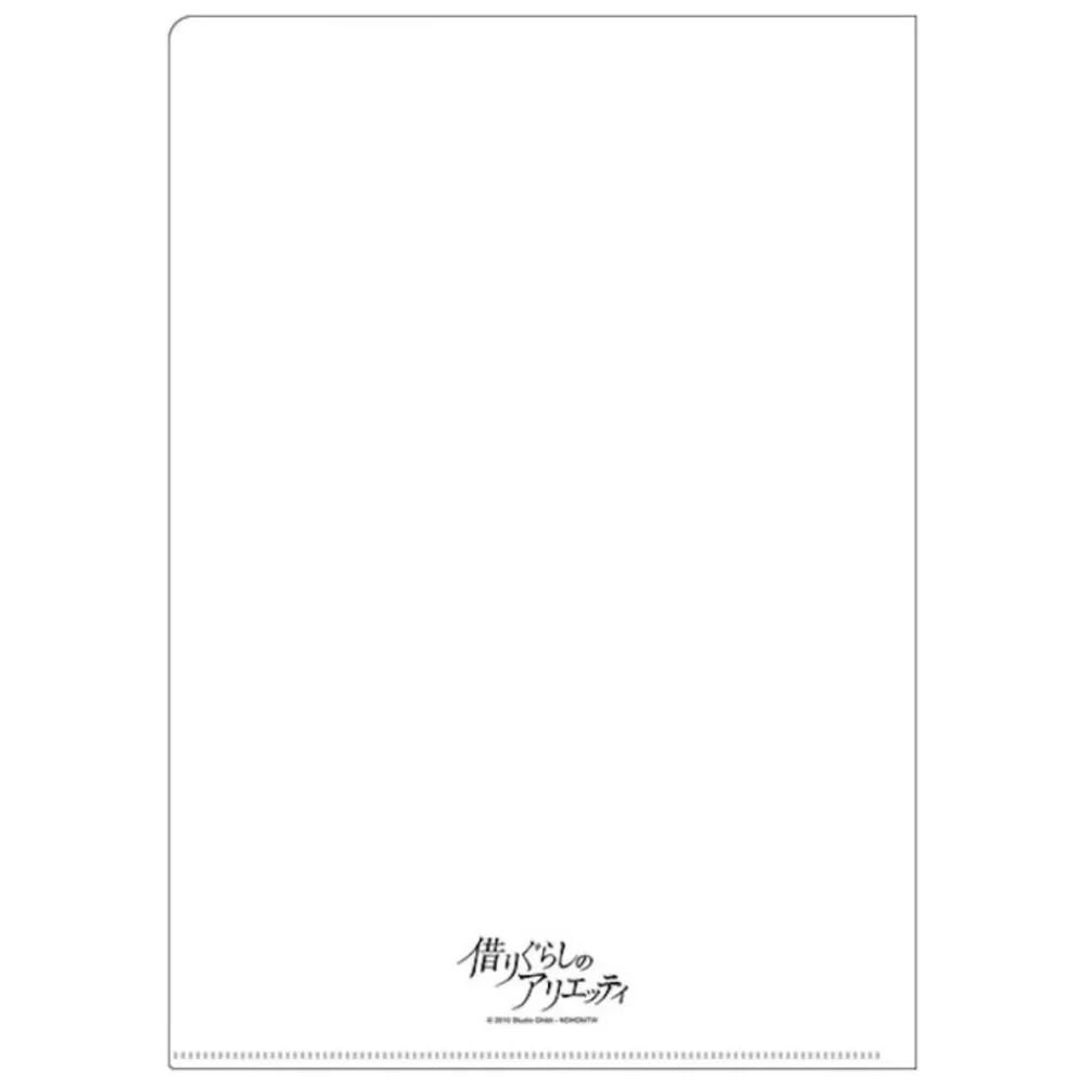 Clearance Maison Ghibli A4 Size Clear Folder Movie Poster - Arrietty