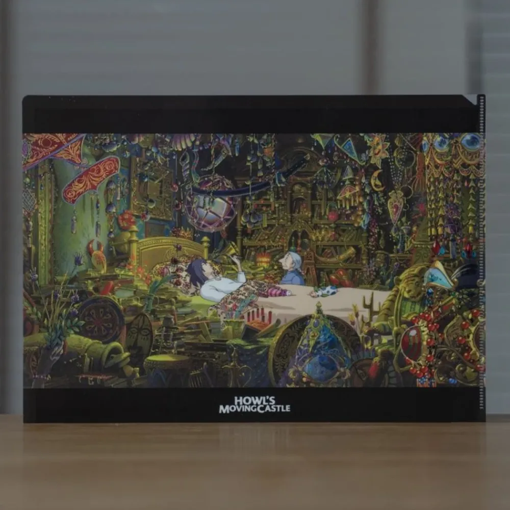 Hot Maison Ghibli A4 Size Clear Folder Sleeping Howl - Castle In The Sky