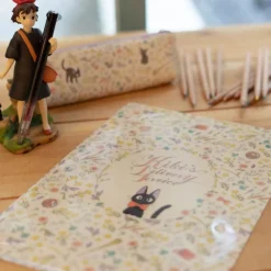 Clearance Maison Ghibli A4 Size Clear With 3 Flaps Flowers - Kiki'S Delivery Service