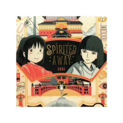 Outlet Maison Ghibli Art Deco Clear Folder A4 - Spirited Away