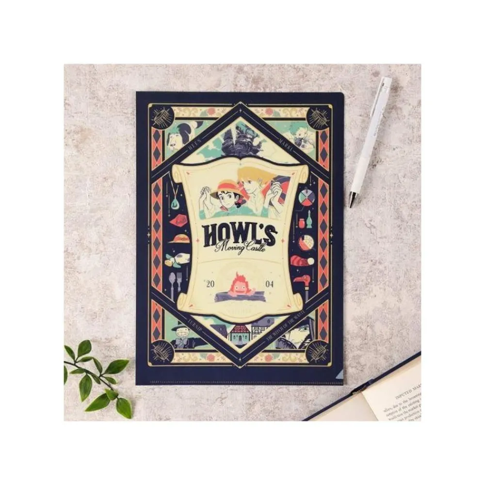 Maison Ghibli Art Deco Clear Folder A4 - Howl'S Moving Castle