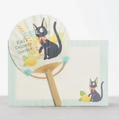 Best Maison Ghibli Bamboo Fan & Letter Set Jiji With Lemon - Kiki'S Delivery Service