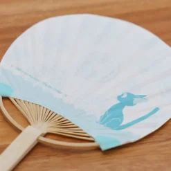 Best Maison Ghibli Bamboo Fan & Letter Set Jiji With Lemon - Kiki'S Delivery Service