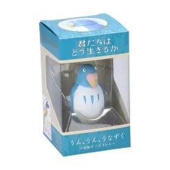 New Maison Ghibli Bobble Head Figurine Blue Parakeet - The Boy And The Heron