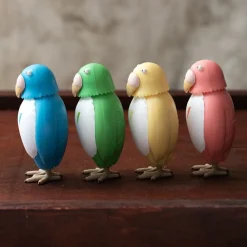 New Maison Ghibli Bobble Head Figurine Blue Parakeet - The Boy And The Heron