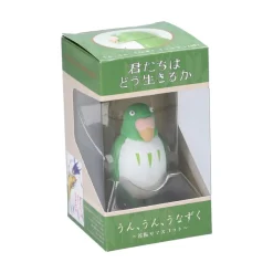 Hot Maison Ghibli Bobble Head Figurine Green Parakeet - The Boy And The Heron