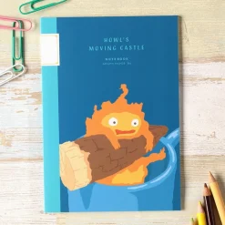 Hot Maison Ghibli Carnet De Notes B6 Calcifer - Howl'S Moving Castle