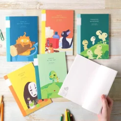 Online Maison Ghibli Carnet De Notes B6 Knitting Lesson - Spirited Away