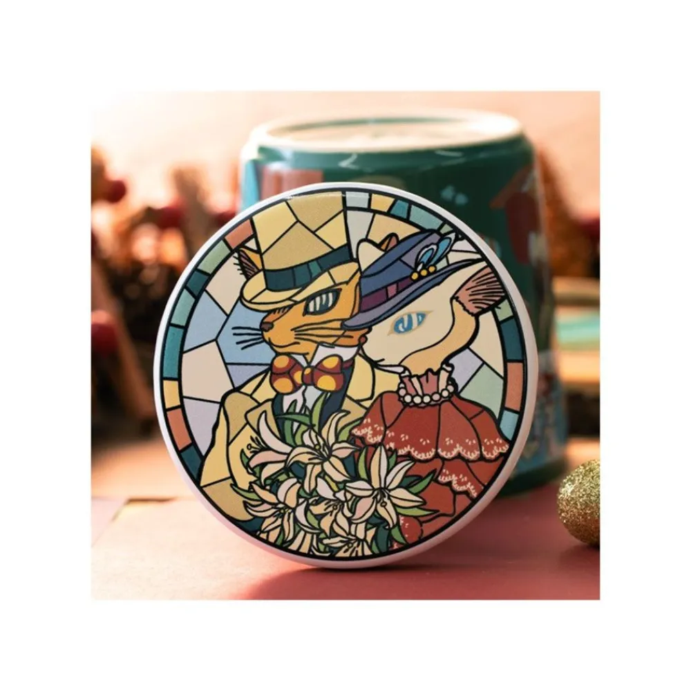 Clearance Maison Ghibli Ceramic Coaster Baron & Louise - Whisper Of The Heart
