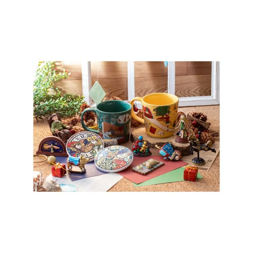 Clearance Maison Ghibli Ceramic Coaster Baron & Louise - Whisper Of The Heart