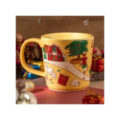 Clearance Maison Ghibli Ceramic Cup Chasing The Cat - Whisper Of The Heart