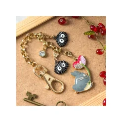 Maison Ghibli Charm Chain Big Totoro & Flower - My Neighbor Totoro