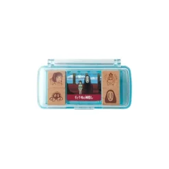 Sale Maison Ghibli Chihiro Takes The Train Mini Stamp Set Blue - Spirited Away