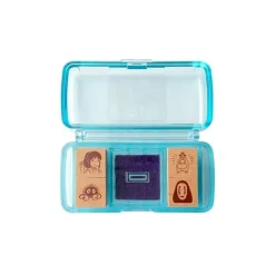 Sale Maison Ghibli Chihiro Takes The Train Mini Stamp Set Blue - Spirited Away