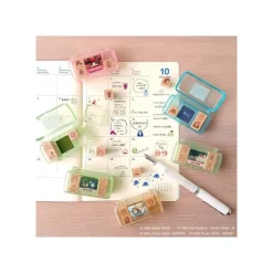 Sale Maison Ghibli Chihiro Takes The Train Mini Stamp Set Blue - Spirited Away