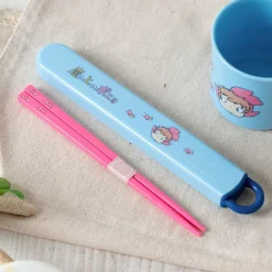 New Maison Ghibli Chopsticks Box Set 16,5Cm Ponyo In The Ocean - Ponyo On The Cliff