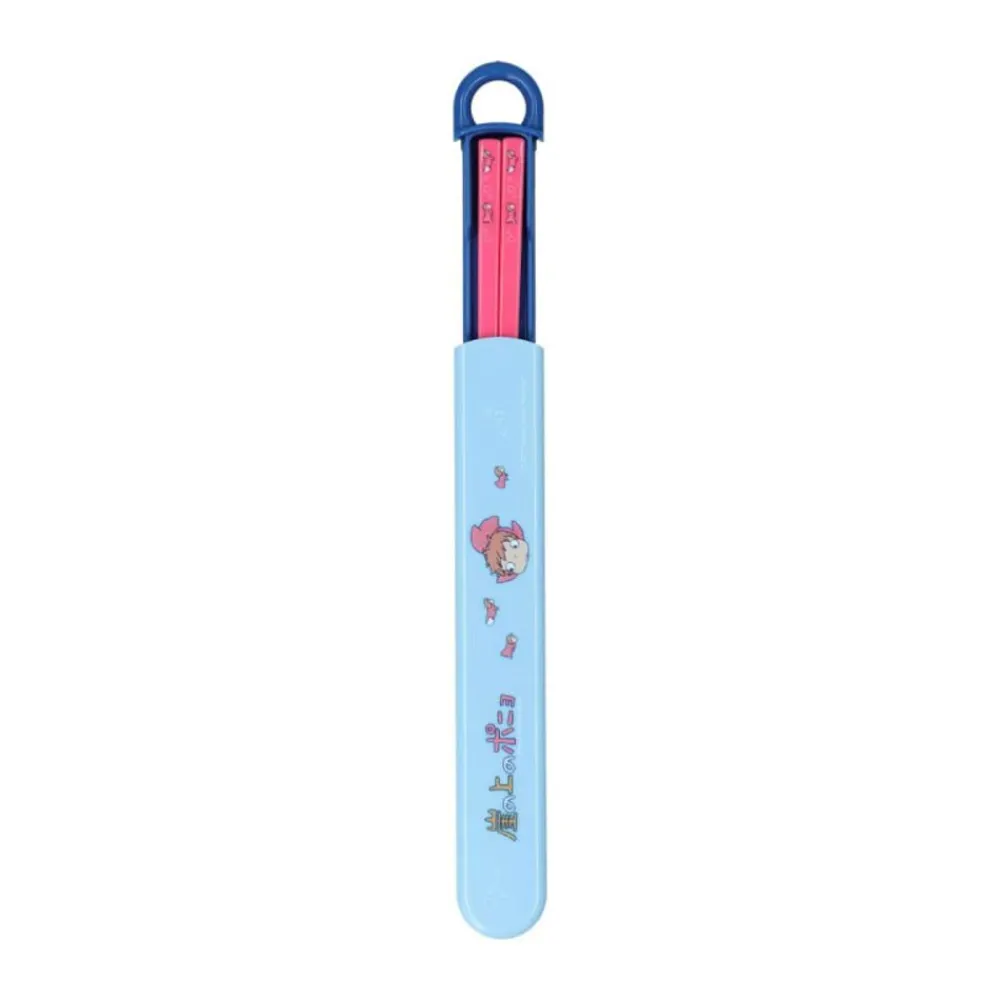 New Maison Ghibli Chopsticks Box Set 16,5Cm Ponyo In The Ocean - Ponyo On The Cliff