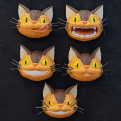 Maison Ghibli Collection Catbus Faces Assorted 6 Magnets - My Neighbor Totoro