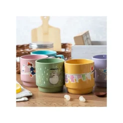 Hot Maison Ghibli Coloful Embossed Mug Savoia - Porco Rosso