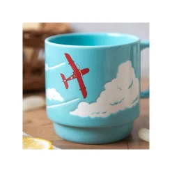 Hot Maison Ghibli Coloful Embossed Mug Savoia - Porco Rosso