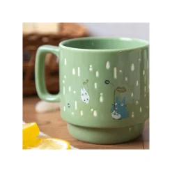 Hot Maison Ghibli Coloful Embossed Mug Totoro Holding Umbrella - My Neighbor Totoro