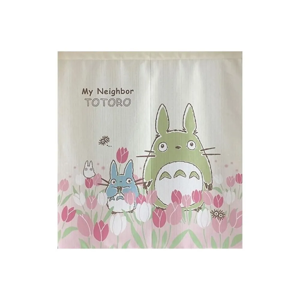 Outlet Maison Ghibli Curtains Tulips Totoro - My Neighbor Totoro