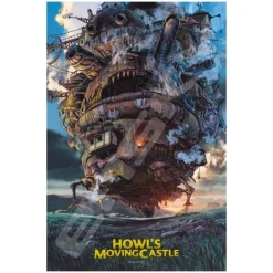 Outlet Maison Ghibli Deluxe Foil Puzzle 1000P Movie Poster - Howl'S Moving Castle