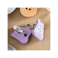 New Maison Ghibli Earrings Embroidery Serie Boh Mouse - Sprited Away