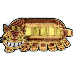 Hot Maison Ghibli Embroidered Jewel Brooch Catbus - My Neighbor Totoro