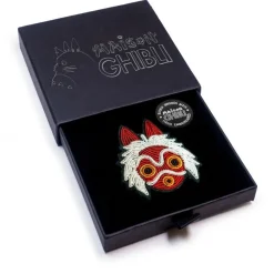 Discount Maison Ghibli Embroidered Jewel Brooch San'S Mask - Princess Mononoke