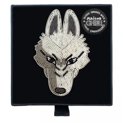 Discount Maison Ghibli Embroidered Jewel Brooch Moro - Princess Mononoke