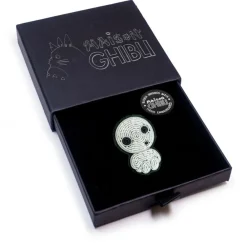 Hot Maison Ghibli Embroidered Jewel Brooch Seated Kodama - Princess Mononoke
