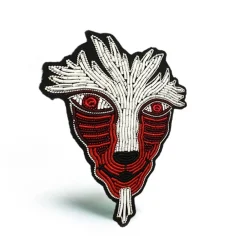 Hot Maison Ghibli Embroidered Jewel Brooch Great Forest Spirit - Princess Mononoke