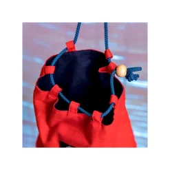 Clearance Maison Ghibli Embroidered Pouch With Cord Ashitaka - Princess Mononoke