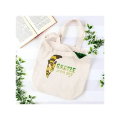 Clearance Maison Ghibli Embroidery Canvas Tote Bag Silent World - Castle In The Sky