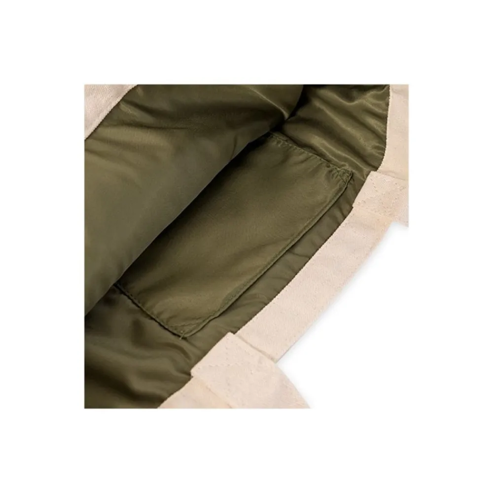 Best Maison Ghibli Embroidery Canvas Tote Bag Walking Away - My Neighbor Totoro