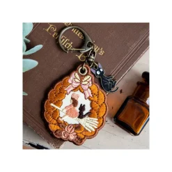Online Maison Ghibli Embroidery Keychain Wreath Of Bread - Kiki'S Delivery Service