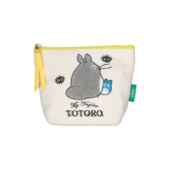Best Maison Ghibli Embroidery Pouch Big And Medium Totoro - My Neighbor Totoro