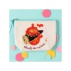 Clearance Maison Ghibli Embroidery Pouch Calcifer - Howl'S Moving Castle