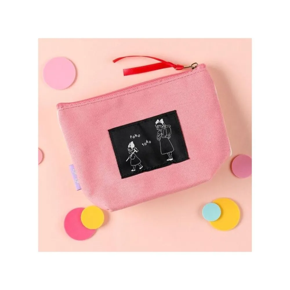 Online Maison Ghibli Embroidery Pouch Jiji In Cage - Kiki'S Delivery Service