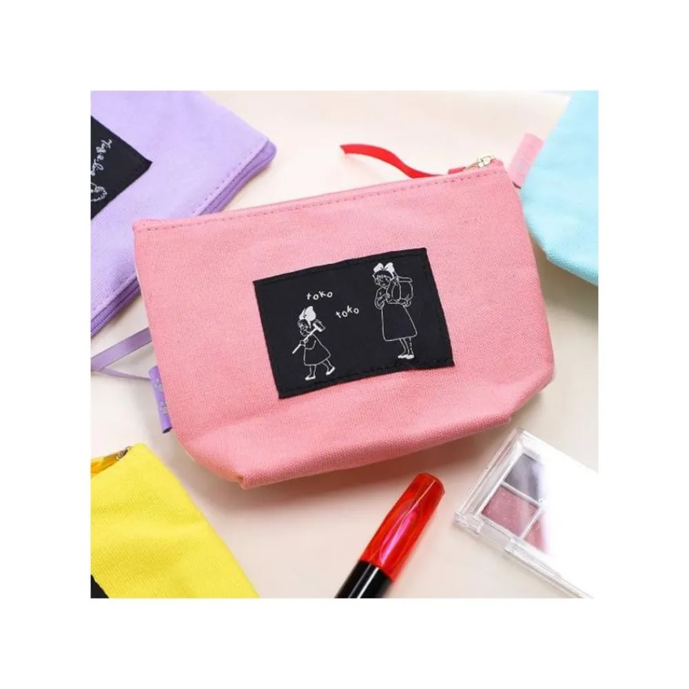 Online Maison Ghibli Embroidery Pouch Jiji In Cage - Kiki'S Delivery Service