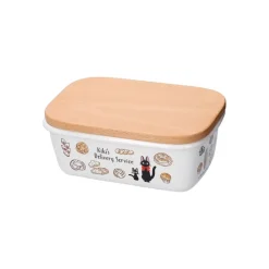 Maison Ghibli Enamel Butter Dish With Wooden Lid Viennese Pastries 500Ml - Kiki'S D