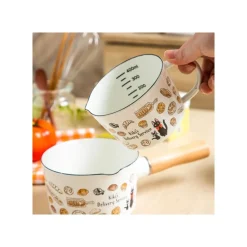Hot Maison Ghibli Enamel Measuring Cup Viennese Pastries 450Ml - Kiki'S Delivery Servic
