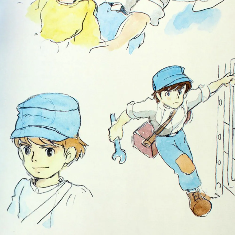 Clearance Maison Ghibli Flexi Journal Sheeta & Pazu - Castle In The Sky