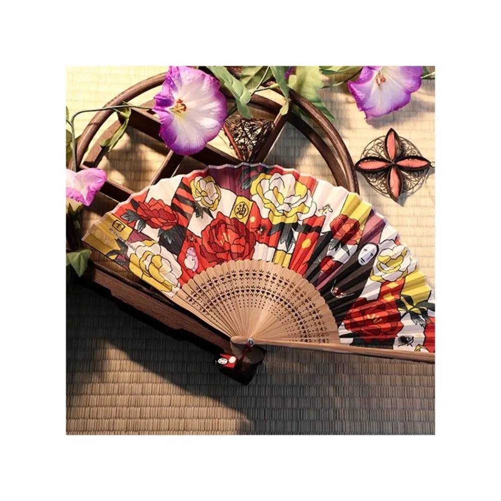 Best Maison Ghibli Folding Fan Unabara Flowers - Spirited Away
